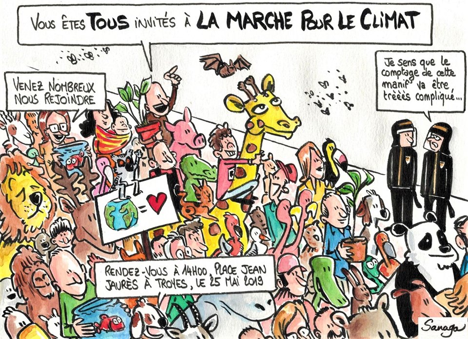 Marche pour le climat : Rendez-vous Samedi 25 mai à Troyes
